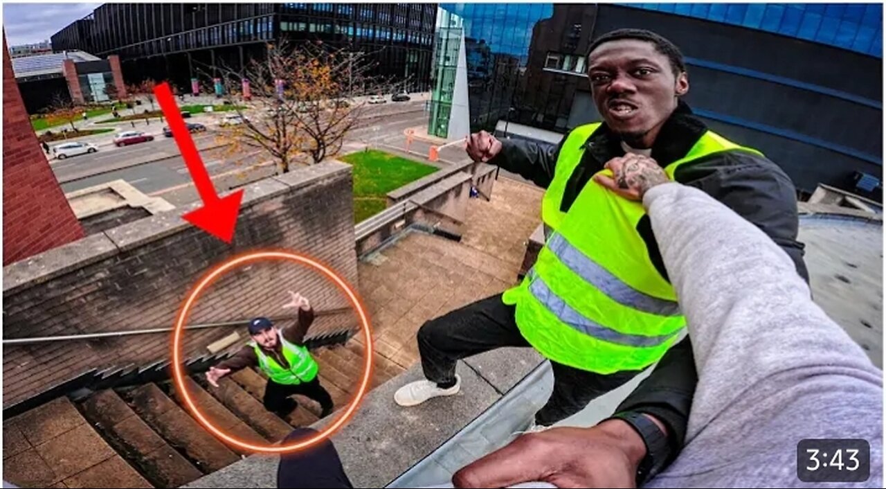 Parkour vs. SECURITY (EXTREME Parkour POV Chase) UK