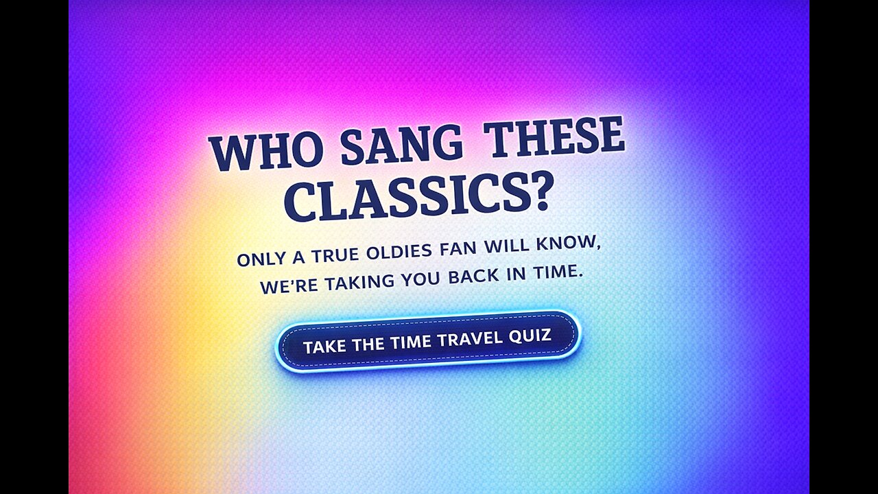 Who Sang These Classics?