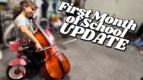 First Month of School Update...