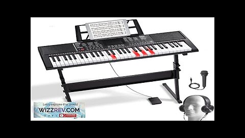 VEVOR 61 Key Digital Keyboard Piano Electric Portable with Adjustable Stand Review