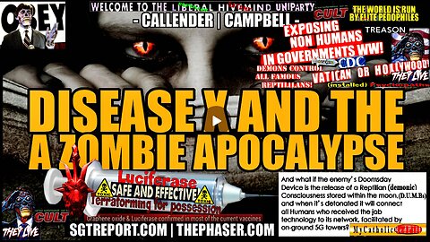 DISEASE X AND THE ZOMBIE APOCALYPSE -- Callender & Campbell (Obey! 'They Live' compilation)