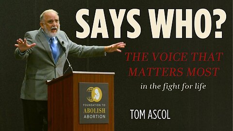 Rescue Those Being Led to the Slaughter | Tom Ascol