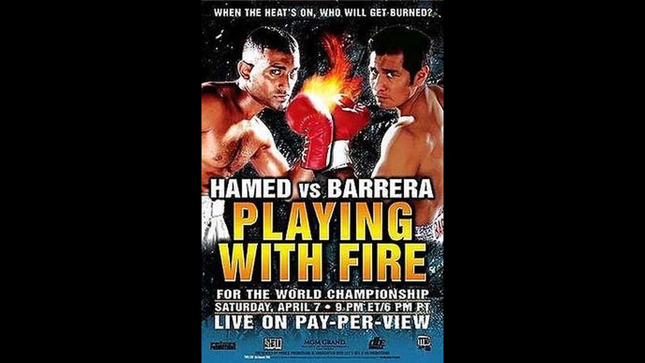 Naseem Hamed vs Marco Antonio Barrera - Apr 07 2001 - MGM Grand, Las Vegas