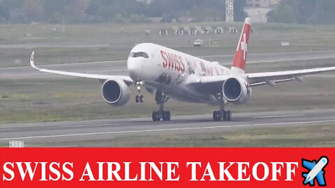 Swiss Airlines ✈️🇨🇭 Take-off Power! 💨💥