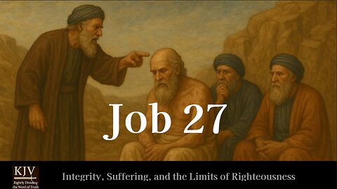 Job 27 — Integrity, Suffering, and the Limits of Righteousness