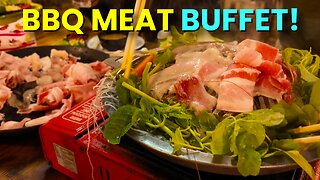 MEAT LOVERS DREAM! Jupdard Buffet in Vientiane, Laos!🔥🔥🔥 🇱🇦