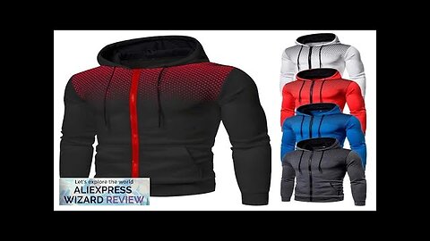 Mens Hoodie Zip Up Hoodie Sweatshirt Graphic Zipper Pocket Polka Pot Print Review