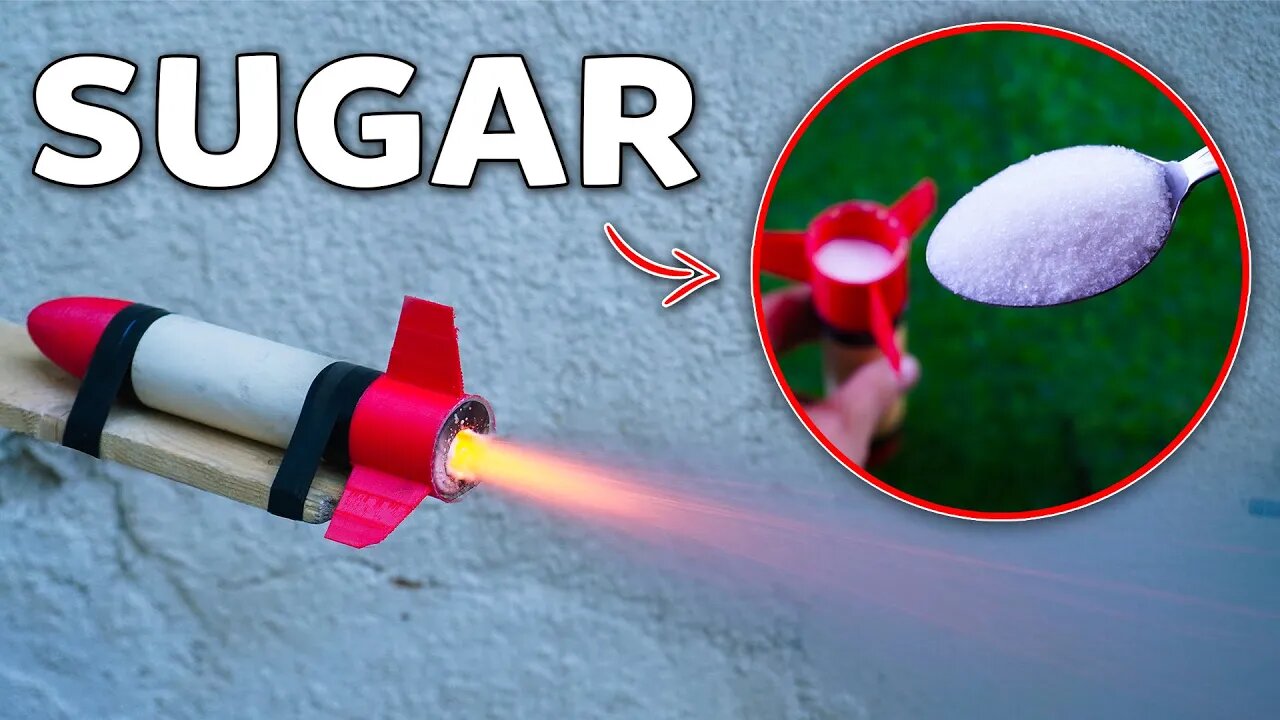 Sugar-Powered Rocket: How I Made a Rocket with Sugar!.