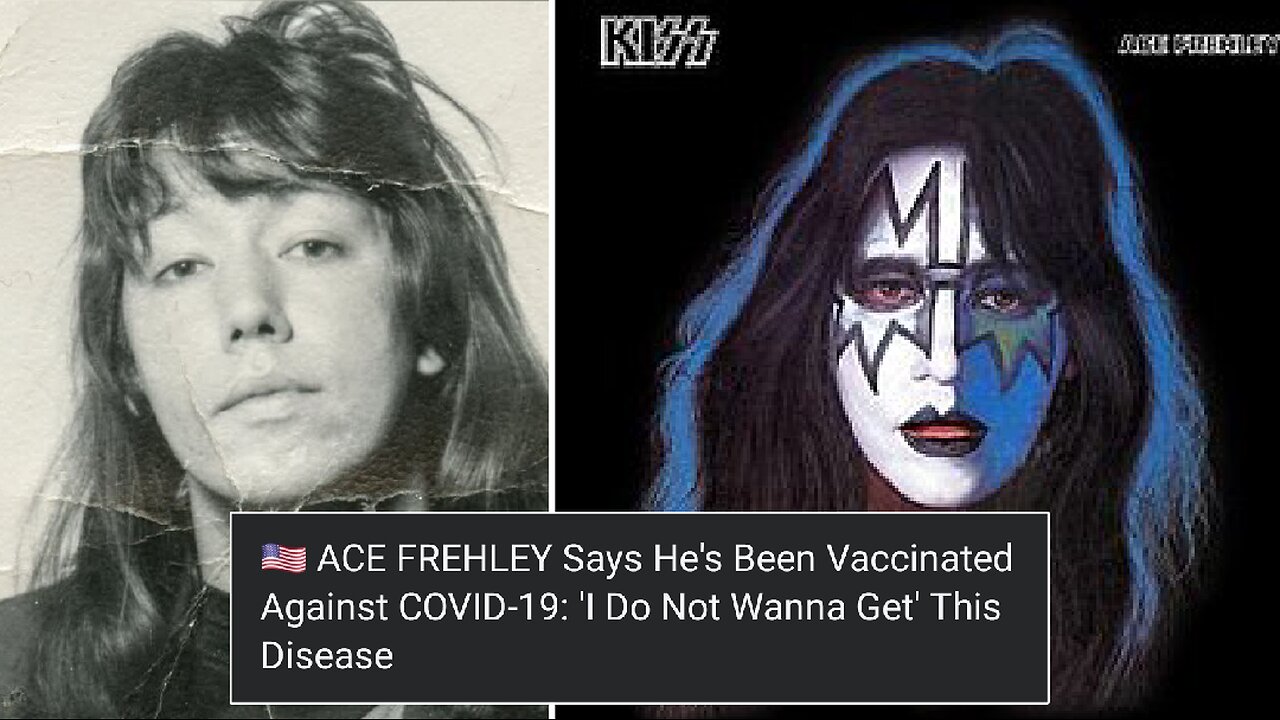 Vaccinated Ace Frehley blasts off into permanent orbit!