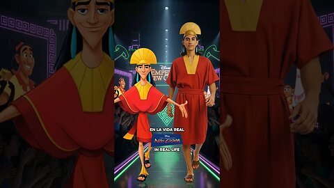 GROOVE IN LIVE ACTION! 😱🔥what do you think of this real-life version of The Emperor’s New Groove?