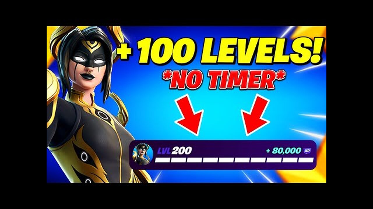 _NO TIMER_ Game Breaking FORTNITE XP GLITCH MAP to LEVEL UP FAST!