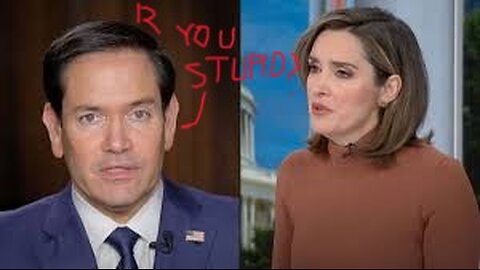 Marco Rubio Sets CBS' Margret Brenten Straight on Free Speech!