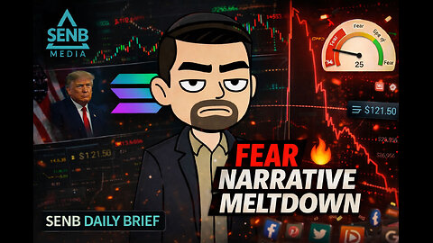 Fear Narrative Meltdown 🔥 | Markets Whipsaw, Trump Speaks, Solana Lawsuit FUD
