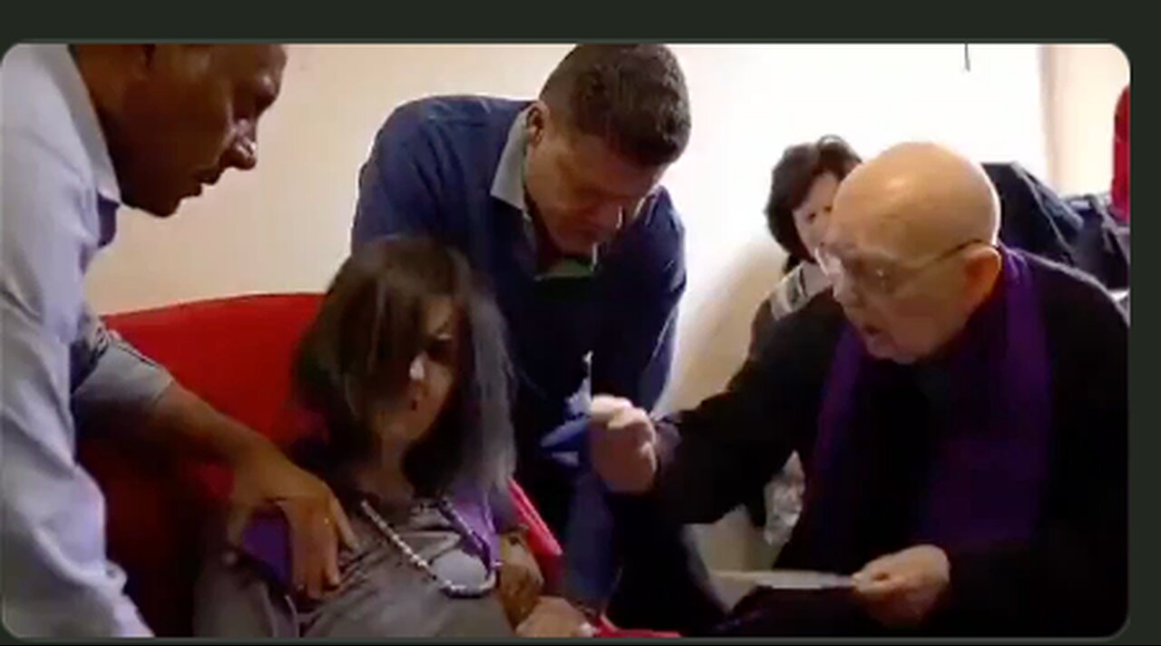 What a real exorcism being performed looks like