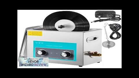 VEVOR Ultrasonic Vinyl Record Cleaner 6L 40kHz Vinyl Ultrasonic Cleaning Machine Knob Review