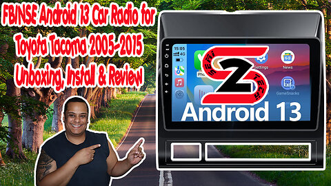 FBINSE Android 13 Car Radio for Toyota Tacoma 2005–2015 | Unboxing, Install & Review