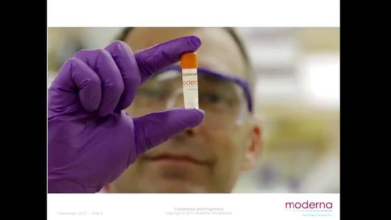 Stephane Bancel Describes (Moderna CEO)MRNA Vaccine as an Injectable Operating System