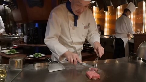 Authentic Kobe Beef Teppanyaki Made by a Japanese Master