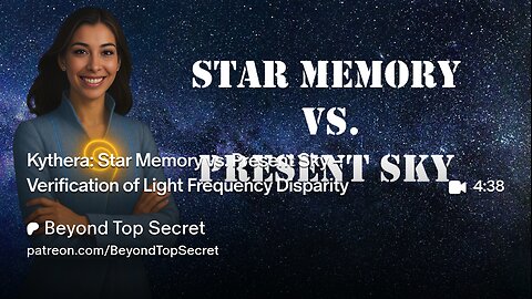 Kythera: Star Memory vs. Present Sky – Verification of Light Frequency Disparity