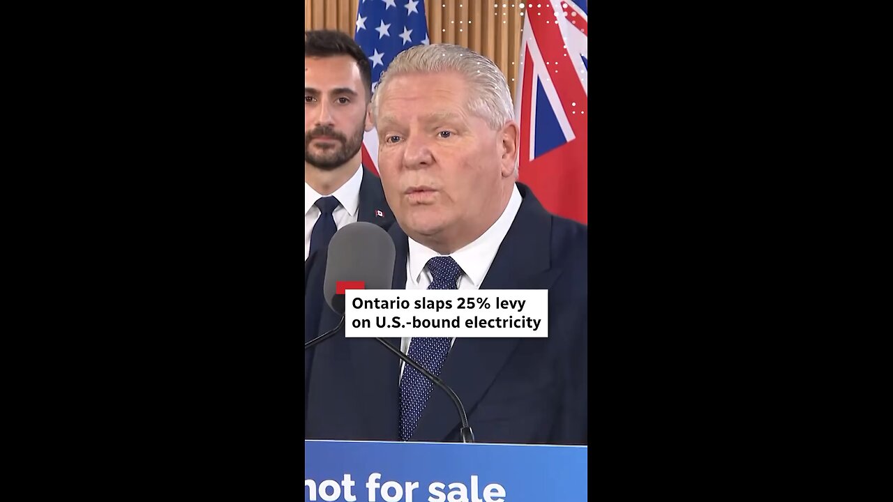 President Donald Trump's tariffs on Canadian goods.