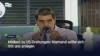 Maduro zu US-Drohungen: Niemand sollte sich mit uns anlegen