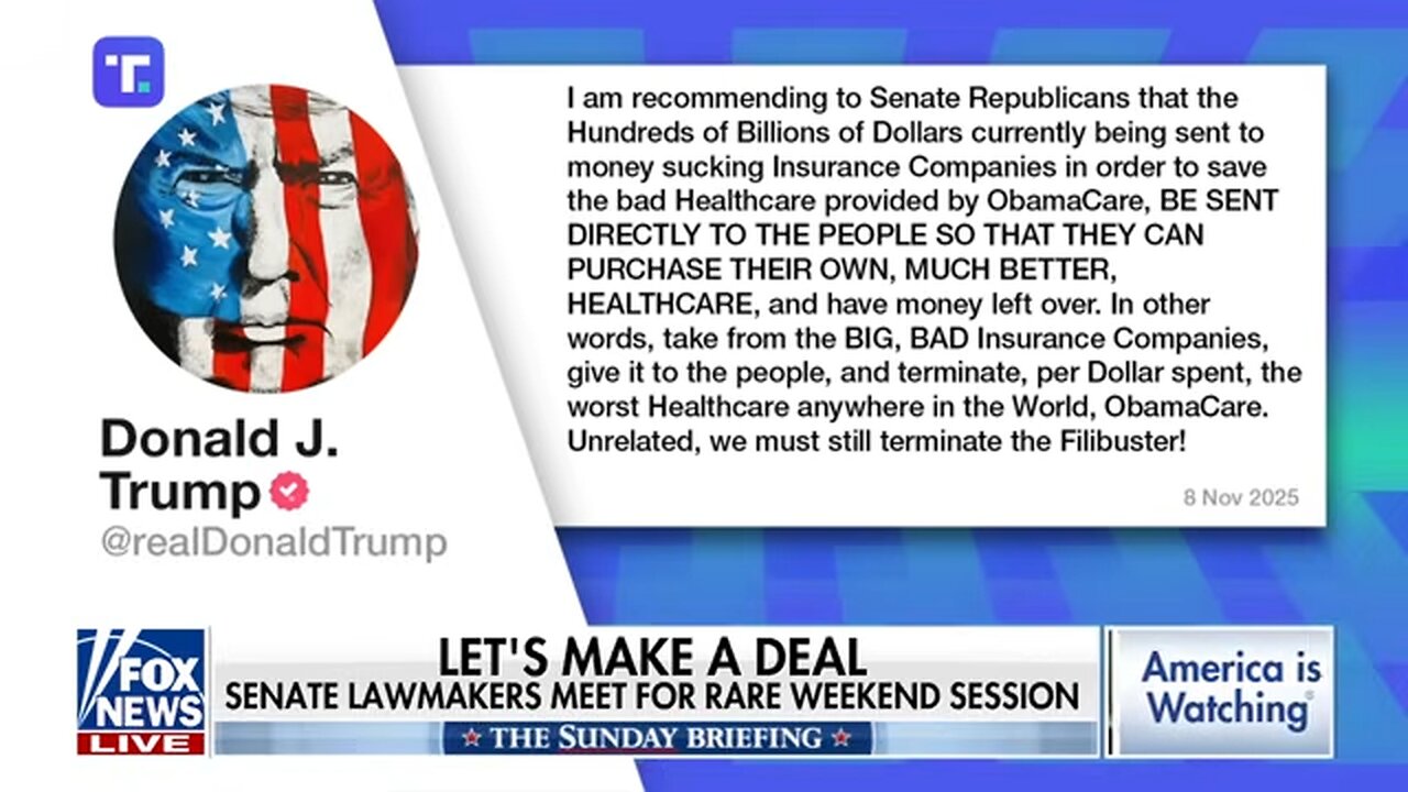 BREAKING: Trump proposes sending Obamacare subsidies directly to Americans