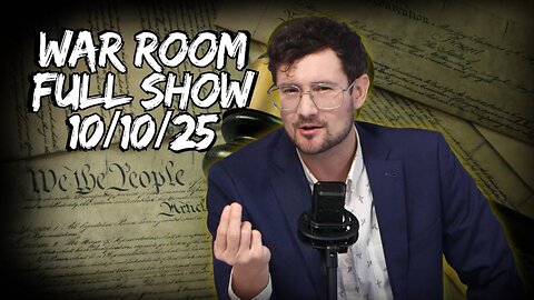 WAR ROOM WITH HARRISON SMITH - 10/10/2025: Jimmy Kimmel Denies Existence of Antifa, Meanwhile Trump Israel-Hamas Peace Deal Moves Forward as Hostages Return Home!