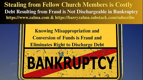 Stealing from Fellow Church Members is Costly
