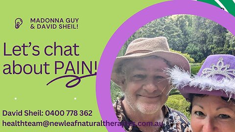 Fun topic - let's talk about pain - physically, emotionally, spiritually, mentally!