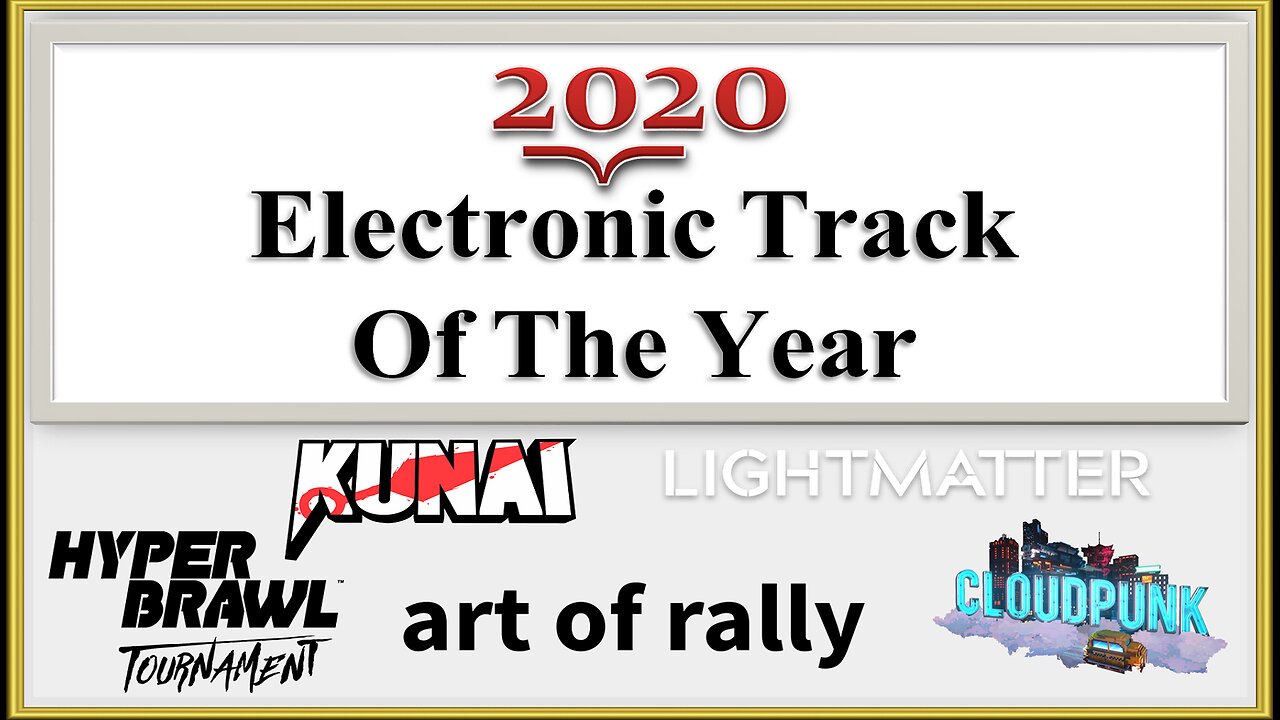 2020 Electronic Track of the Year