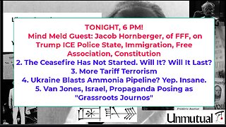 Liberty Conspiracy Live 10-9-25 Jacob Hornberger on Fed ICE Tyranny, Israel-Hamas, Tariff Trouble