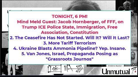 Liberty Conspiracy Live 10-9-25 Jacob Hornberger on Fed ICE Tyranny, Israel-Hamas, Tariff Trouble