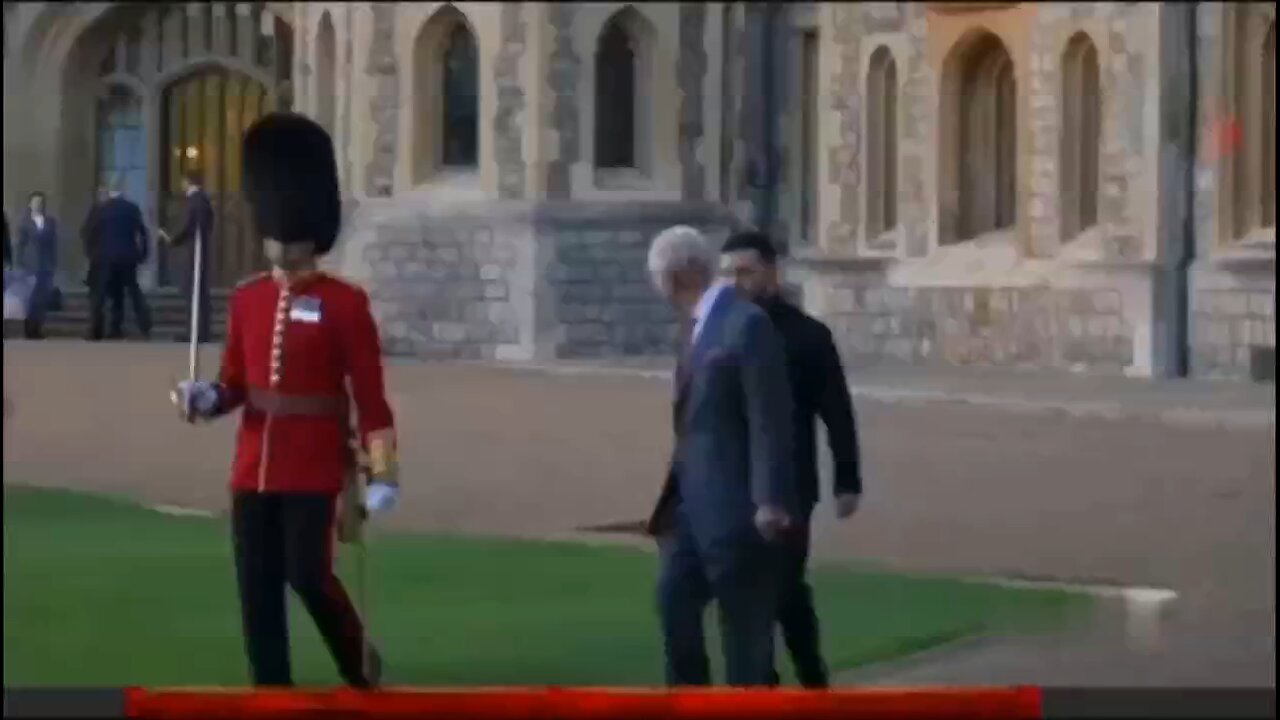 Zelenskyy arrived in London and met with King Charles III before the