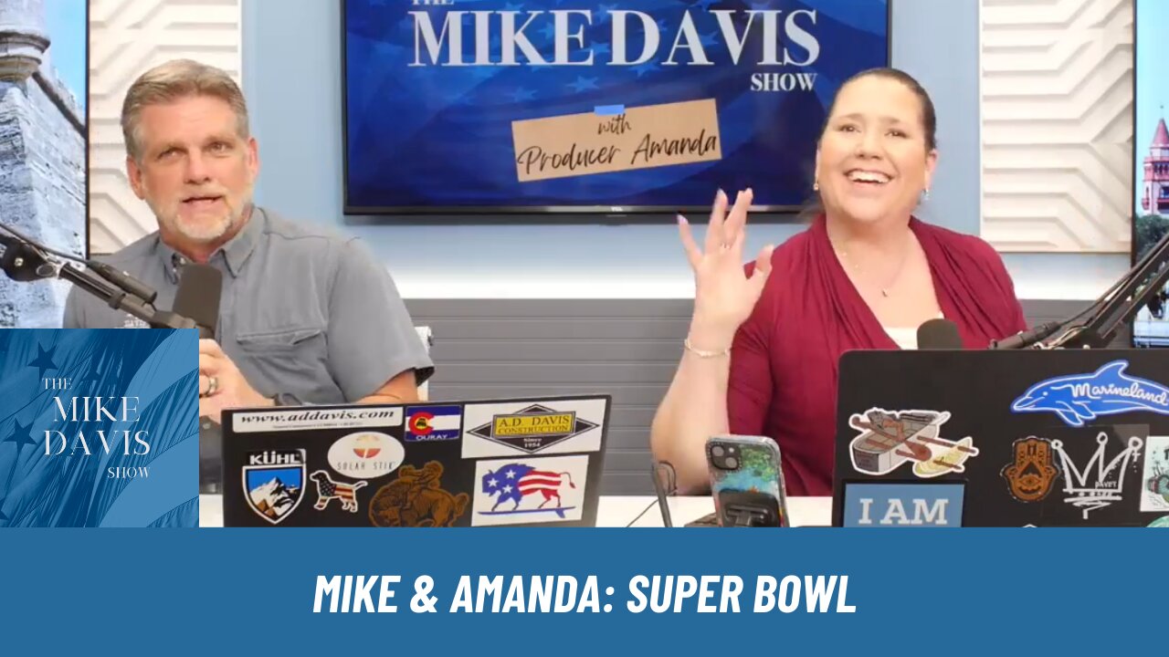 Mike Davis & Producer Amanda talking Super Bowl & more "This Evening."