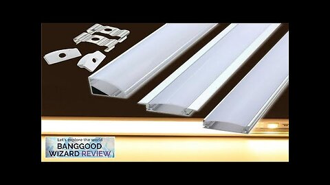 50cm U/YW/V-Style Aluminum Extrusions Channel Holder For LED Strip Bar Under Cabinet Review