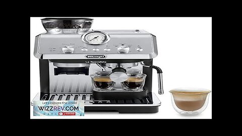 Espresso Machine with Grinder Milk Frother 1450W Barista Kit Bean Review