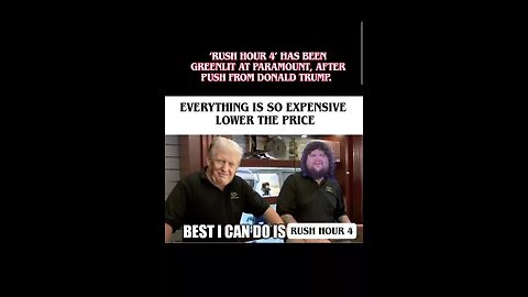 -"If anyone is not excited about Rush Hour 4, they are not MAGA!" Happy Thanksgiving