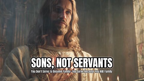 Sons Not Servants | Unshakeable Identity Declaration | Prophetic Meditation #dailybibleinspiration