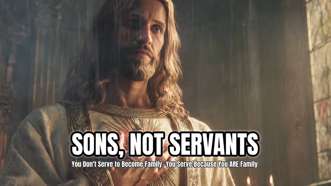 Sons Not Servants | Unshakeable Identity Declaration | Prophetic Meditation #dailybibleinspiration
