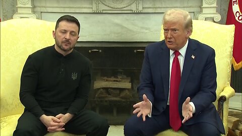 Ukraine President Volodymyr Zelenskyy Us President Donald J Trump