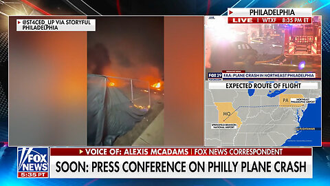 Multiple Fires Reported Near Site Of Philadelphia Plane Crash