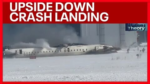 New footage of Delta plane flip at Toronto airport