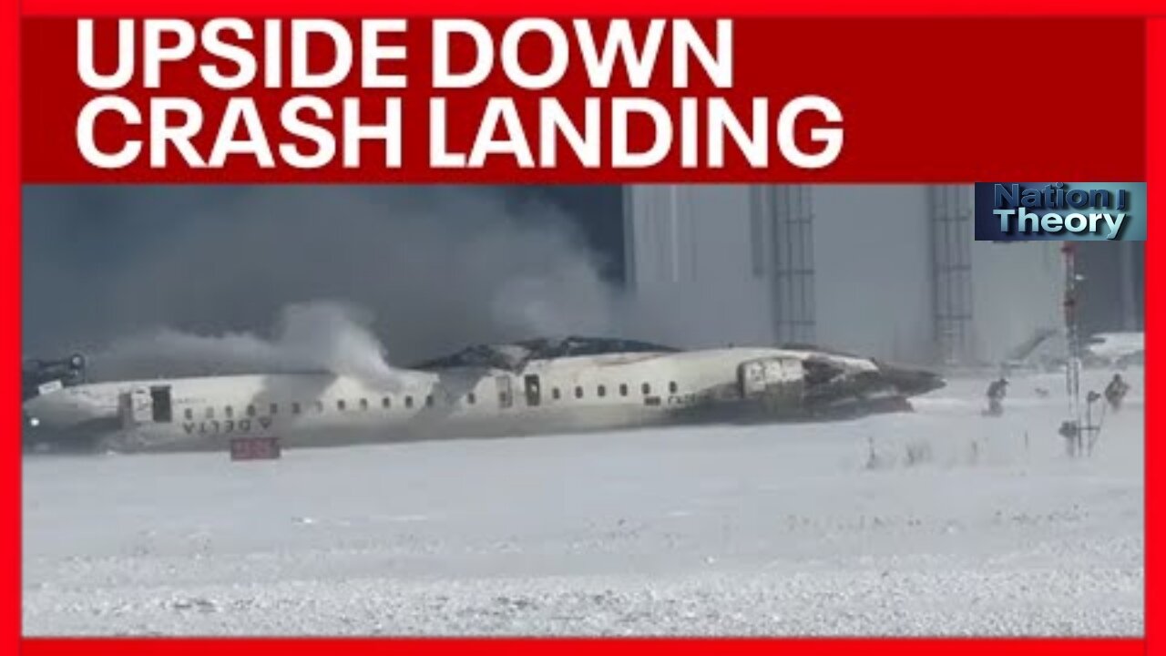 New footage of Delta plane flip at Toronto airport