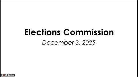 HAWAII - Elections Commission Meeting - THE RECKONING