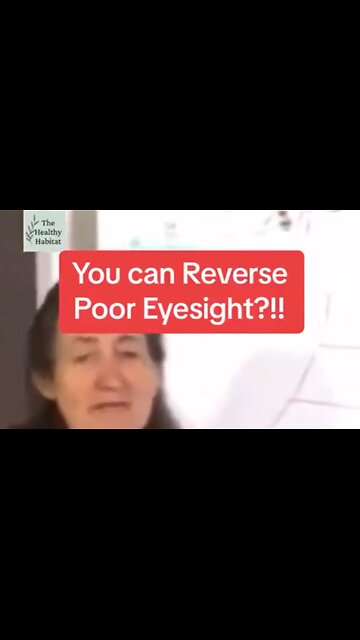 You can Reverse Poor Eyesight - Barbara O'Neill