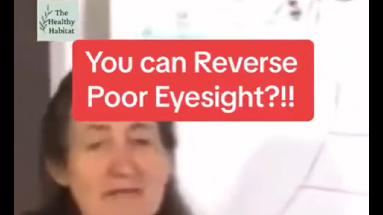You can Reverse Poor Eyesight - Barbara O'Neill