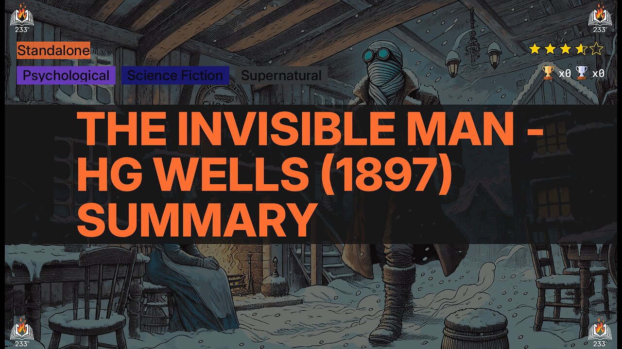 The Invisible Man - HG Wells (1897) Summary