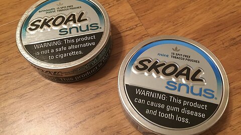 Skoal Mint & Smooth Mint (US "Snus") Review