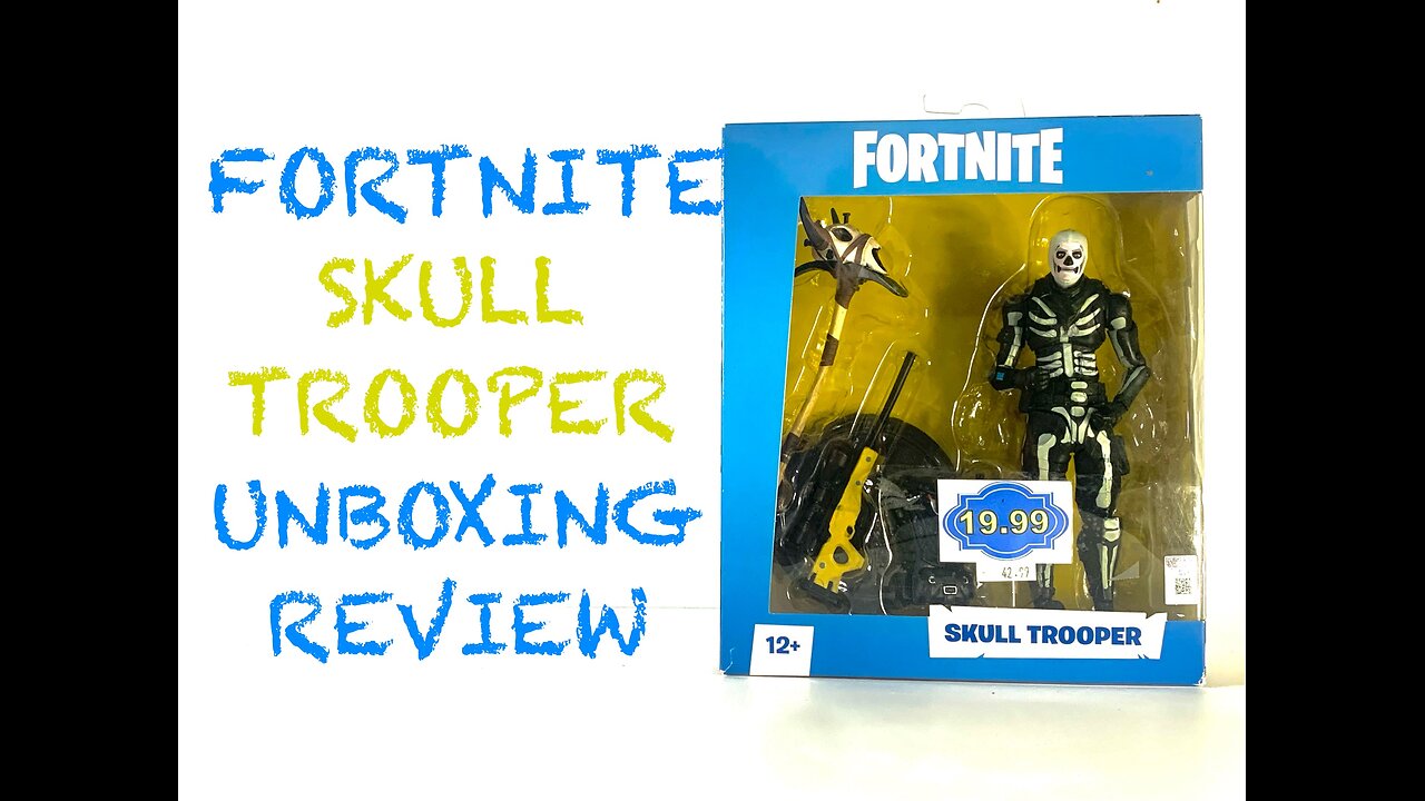 Fortnite - Skull Trooper - Unboxing - Review