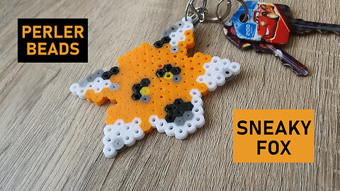 Perler Beads - Sneaky Fox